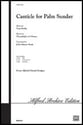 Canticle for Palm Sunday SATB choral sheet music cover